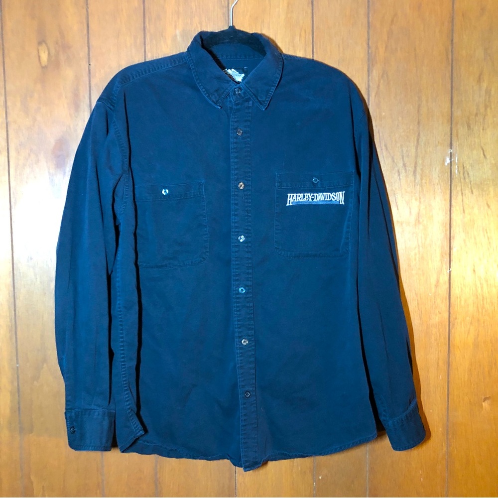 Harley Davidson Button Up